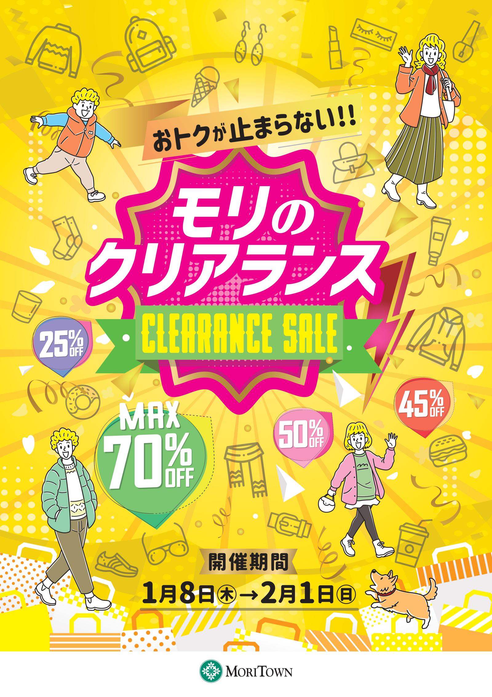 モリのクリアランス