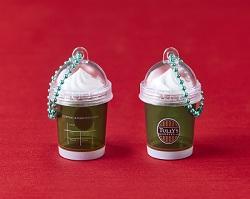 【タリーズコーヒー】ホイップミニカップキーチェーン（グリーン）
