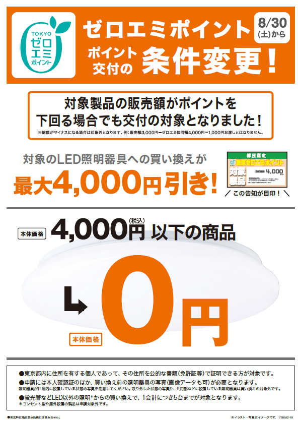 ニトリでも東京ゼロエミ！